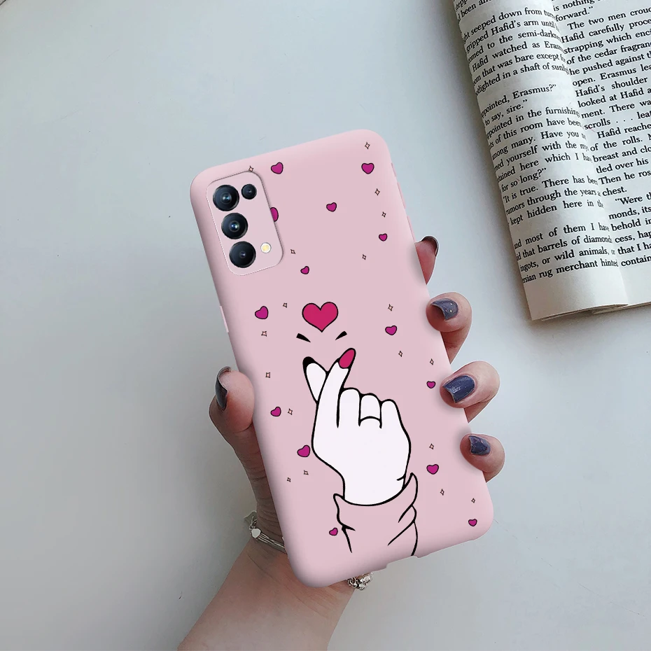 For Oppo Find X3 Lite CPH2145 Case Cute Cartoon Slim Silicone TPU Phone Cover For OPPO Find X3 FindX3 X 3 Lite Case Bumper 6.43" cases for oppo