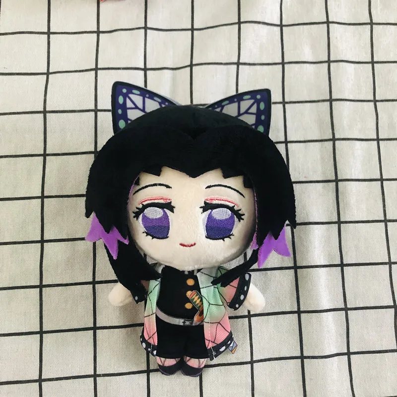 Demon Slayer: Kimetsu no Yaiba Nezuko Tanjirou Douma Makomo Kochou Shinobu рисунок милые плюшевые куклы мягкая игрушка подарок Косплей 20 см - Цвет: H