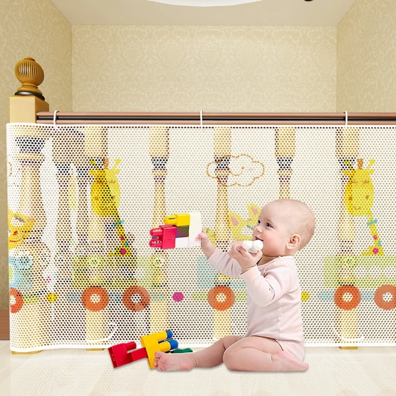 

Banister Guard Colorful Mesh Baby Safety Stairs Thicken Rail Net Child Proofing Balcony Staiway Railing Protective Net