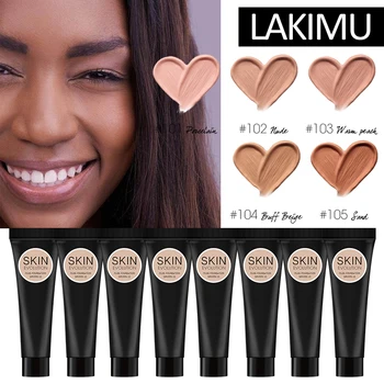

LAKIMU 2019 Sell Well Waterproof Foundation Smooth Concealer Lasting Oil Control Cover Tattoo Eye Dark Base Makeup