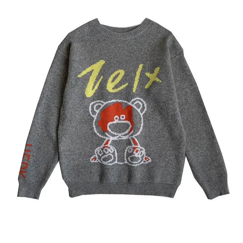 

Autumn and winter high collar sweater men's thick Korean fashion personalized T-shirt