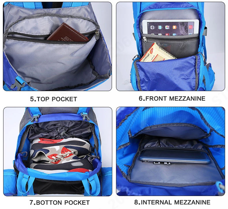 80L нейлоновые уличные сумки, походный рюкзак, сумка, водонепроницаемые мужские и женские рюкзаки, спортивная сумка, рюкзак для альпинизма, рюкзак для путешествий
