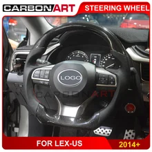 Карбоновый и кожаный руль, замена, настраиваемый для LEXUS ES IS GS NX RX CT 200 250 300 руль