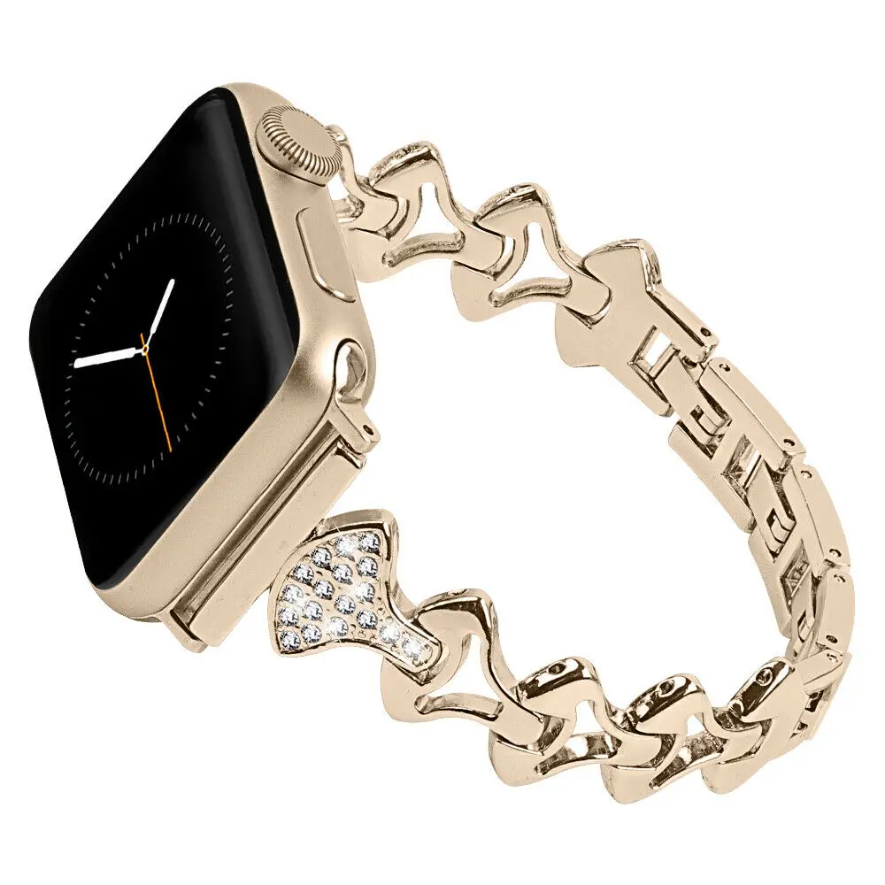 Retro Gold Ремешок для Apple Watch 38 мм 42 мм сменный ремешок для часов из нержавеющей стали ремешок для Apple Watch iWatch серии 4 3 2 1 - Цвет ремешка: Retro Gold
