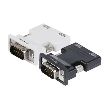 

New arrival! HDMI Female to VGA Male Converter with Audio Adapter Support 1080P Signal Output Convertor with Audio Cables