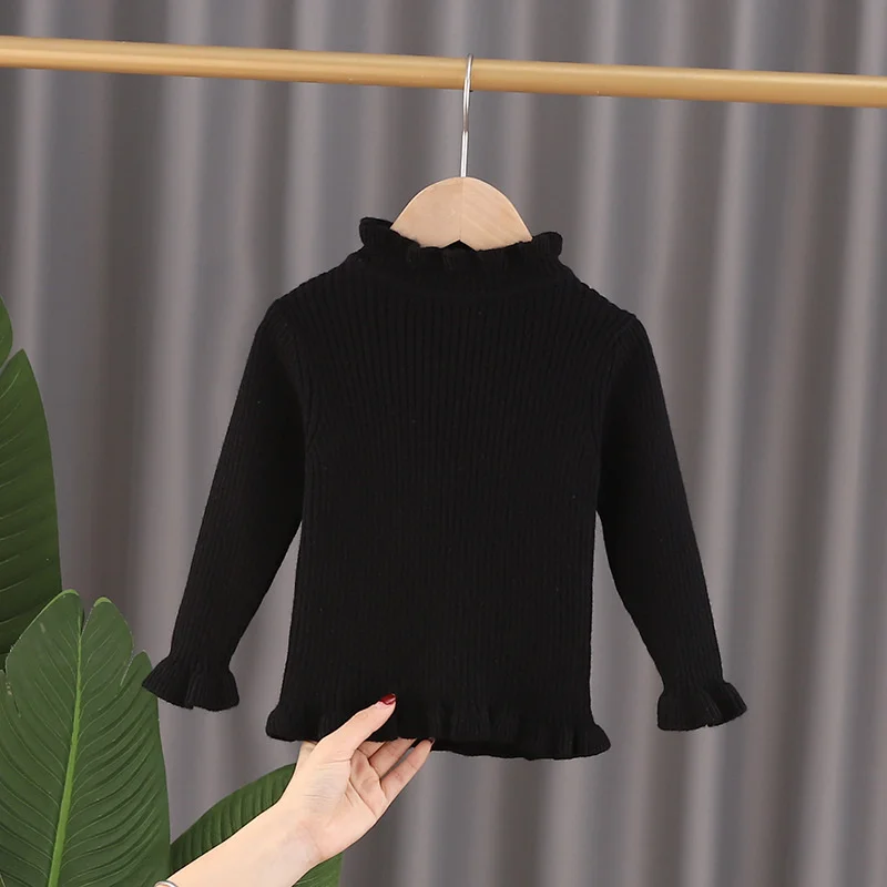 

Girls Boys Sweater Kids Coat Outwear 2022 In Stock Plus Velvet Thicken Warm Winter Autumn Knitting Tops Cotton Kids Baby Childre