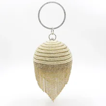 Бальный вечерний мешок жемчужное вечернее платье водная дрель кисточка банкетный мешок ручная работа платье Сумочка Япония и Корея