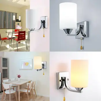 

Without Light Source Single Head Wall Lamp Bedside Bedroom Lamp Bedside Lamp Wall Hotel Study Lamp Wall Lamp V6D0