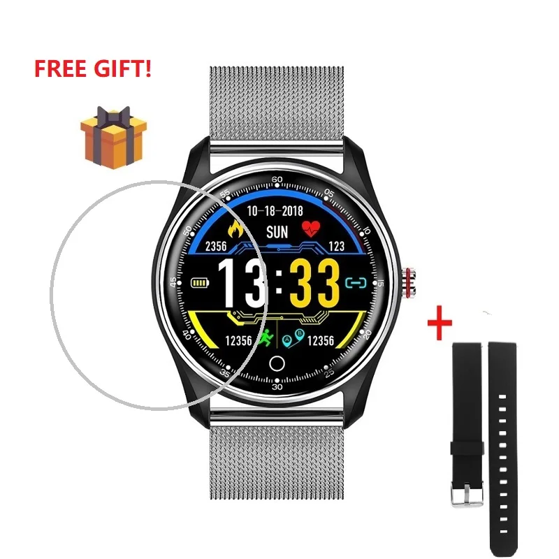 Men's business bracelet MX9 ECG Smart Watch Blood Pressure PPG Heart Rate Blood Pressure Monitor Smartwatch Clock For Men Women