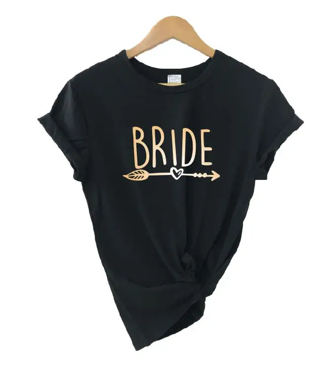 Дизайнерские вечерние футболки для девичника, женские футболки для невесты, повседневные женские топы с коротким рукавом