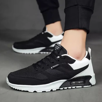 

2019 new Lightweight men running shoes lace explosion models soft comfortable breathable men sneakers basket femme