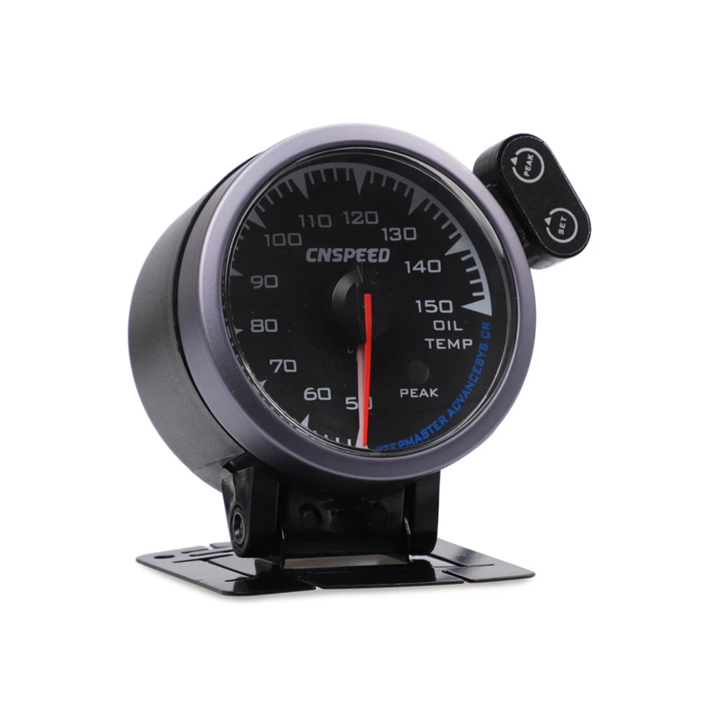 Универсальный автомобильный масляный Температура Калибр 12 В 2,5 дюймов 60 мм 7 цветов моторного масла измеритель температуры Датчик