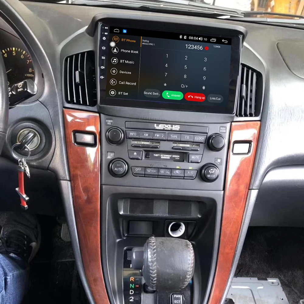 " Android автомобильный мультимедийный плеер gps стерео радио для Lexus RX300 2001 2002 головное устройство DSP 2.5D+ ips 4G wifi Bluetooth