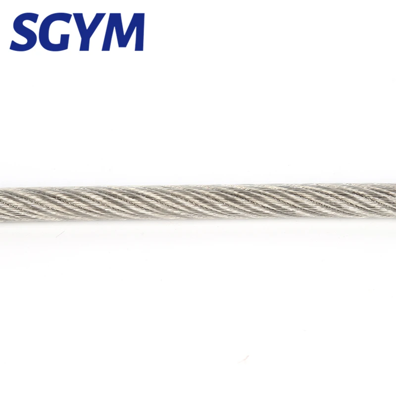 0.8~6mm Stainless Steel Cable Wire Rope Flexible Clothesline Pipe PVC 1,5,10M 