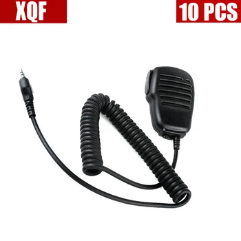 

XQF 10PCS Walkie talkie microphone in hand PTT For the Midland radio G6/G7 gxt550 gxt650 lxt80