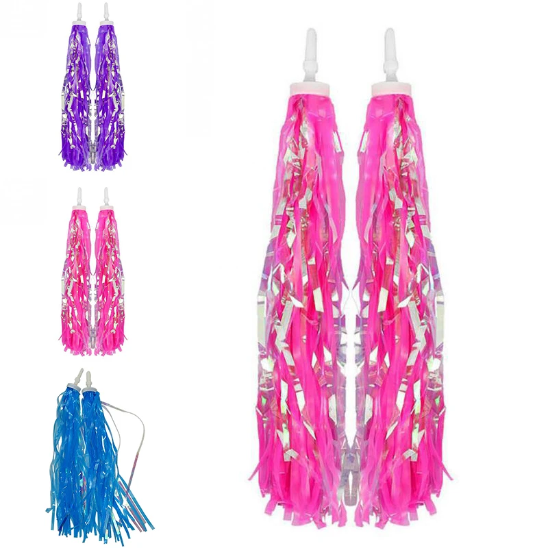 

Kid Children Bike Handlebar Streamers Pink Tassels Handle Bar Cycle Tricycle Toy For Kid Child Girls
