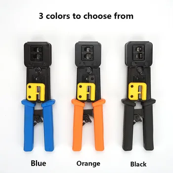 

Networking Pliers Multifunction Networking Tool Kit Cable Stripper Pressing Clamp Tongs Clip Peeling Shear Non-slip Handle