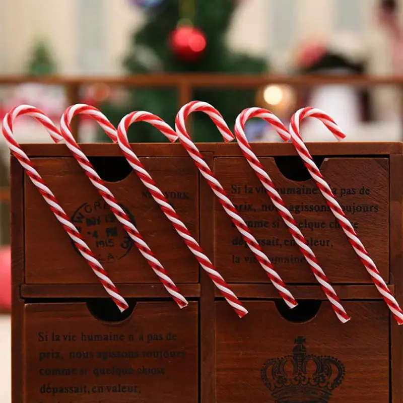 Cute Plastic Christmas Tree Candy Cane Christmas Tree Decoration