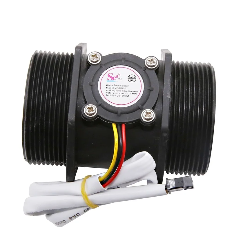 Датчик расхода пластиковой турбины 2 &quotDN50 10 ~ 200 л/мин|valve meter|valve sensorvalve 1&quot |