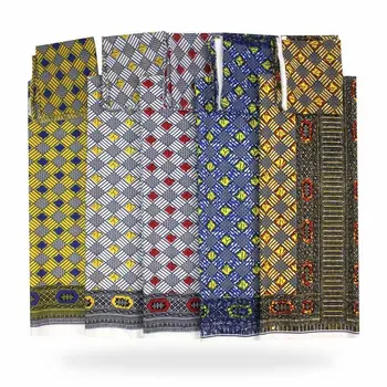 

New high quality 2yard chiffon with 4yard silk lady dress material doft african ankara pattern dashiki nigerian digital printed