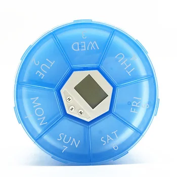 

Pill Storage Box Medicine Case Timing Reminder 7 Day Organizer Portable for Travel SDFA88