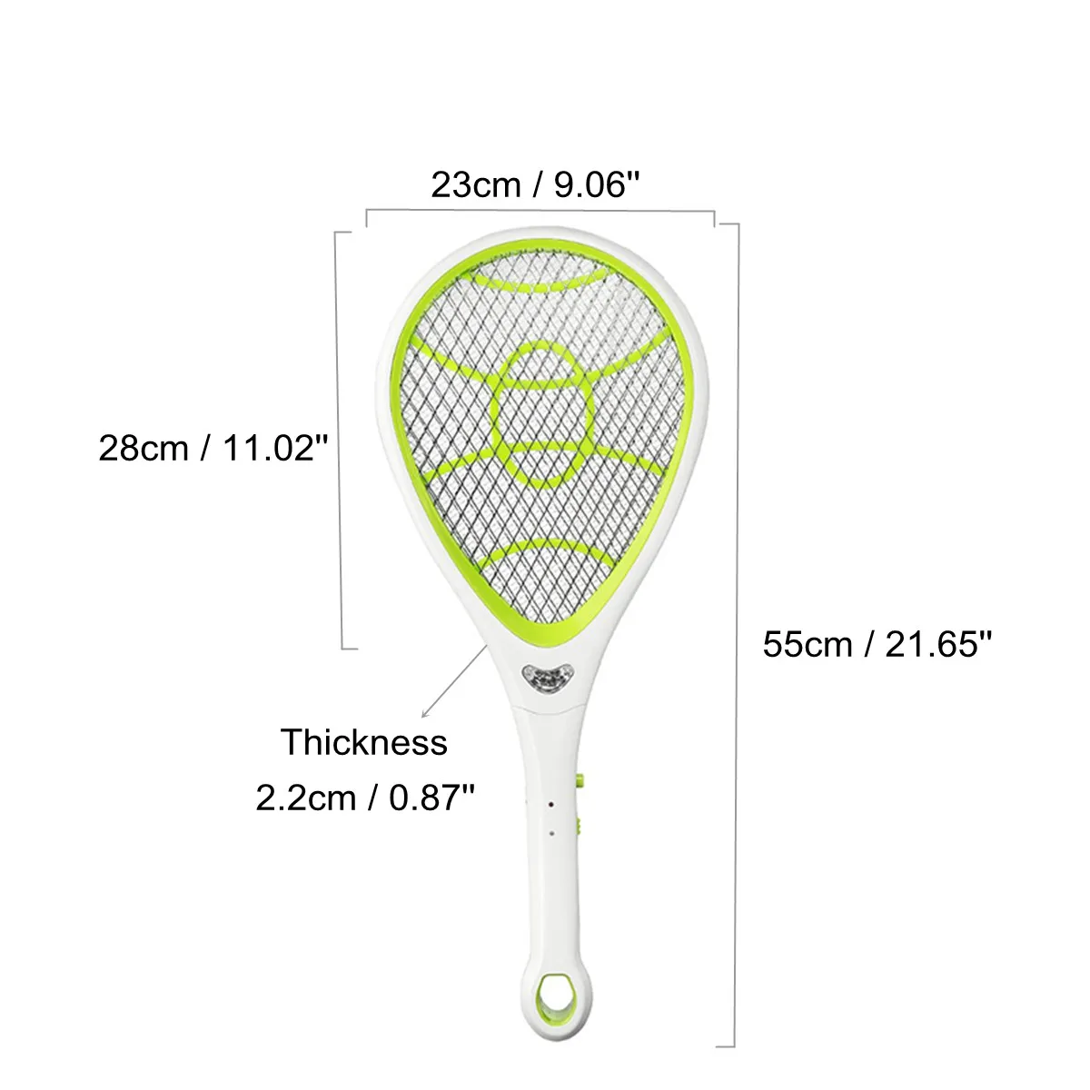 

New ABS Rechargeable Electric Fly Mosquito Swatter Bug Zapper Swatter Racket Anti Mosquito Killer Indoor LED Mosquito Swatter