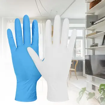 

100PCS Disposable Nitrile Latex Gloves Waterproof Child Adult Disposable rekawiczki nitrylowe Durable Household Cleaning Gloves