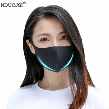 

Environmental Mouth Face Mask New Women Men Face Mouth Masks Black Mouth Cover Spring Summer Mask Dustproof Dropship