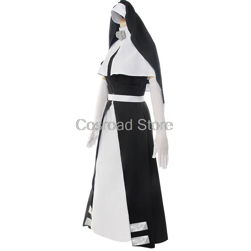 Cosroad аниме Enen no Shouboutai Fire Force Iris Косплей Костюм Ирис Ангел монашеская униформа +