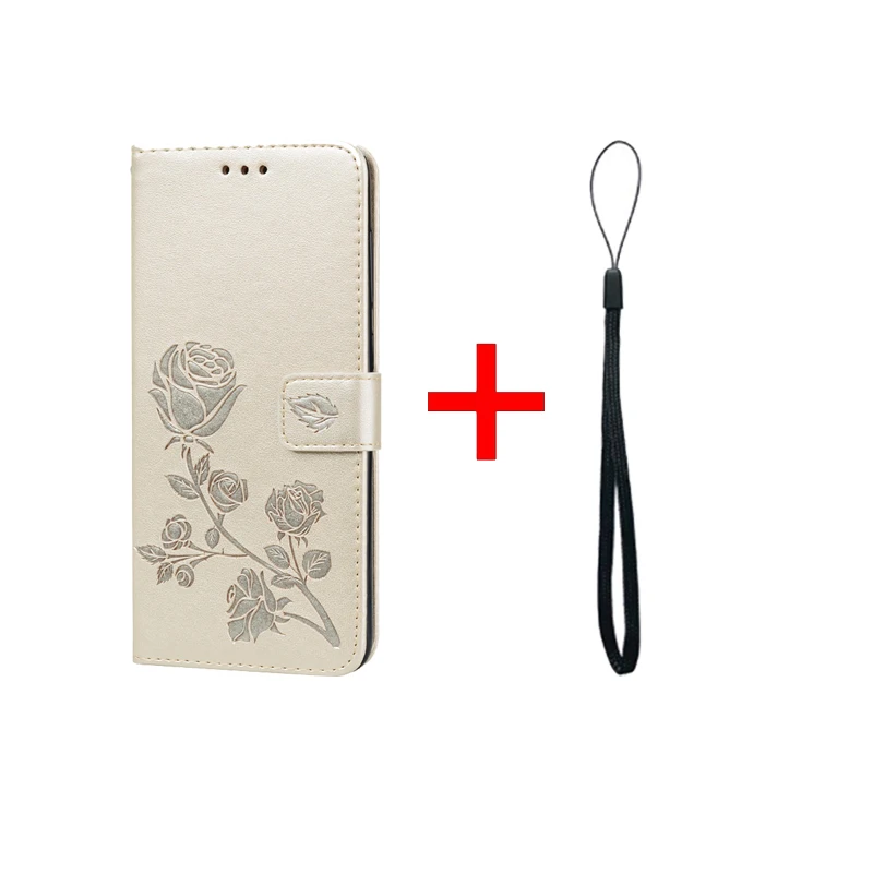 Чехол для huawei Honor 6A, DLI-TL20, DLI-AL10, 5,0 дюймов, кожаный флип-чехол для huawei Honor 6A, 6 A, чехол, кошелек, сумка для телефона, чехол 5,0'' - Цвет: gold