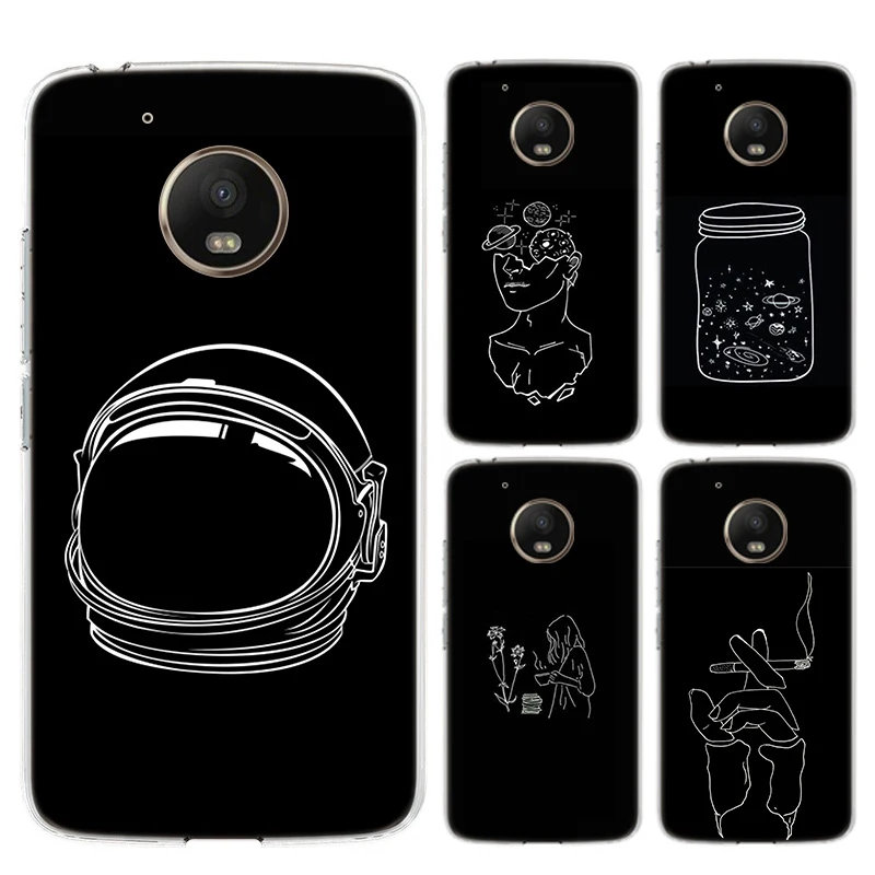 Модный мягкий чехол для телефона из ТПУ с рельефным 3D рисунком Motorola MOTO G7 G6 G5S G5 E6 E5