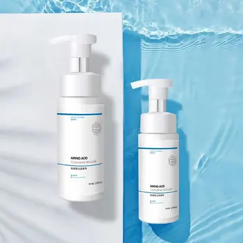 

Amino Acid Facial Cleanser Mild Nourishing Cleanser Foam Moisturizing Whitening Cleanser Unisex