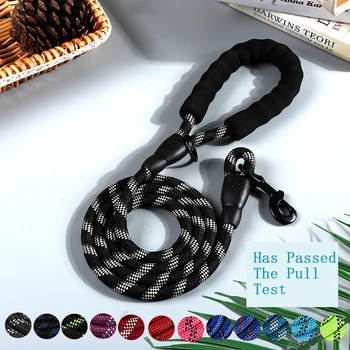 

1.2CM Strong Dog Leash with Comfortable Padded Handle and Highly Reflective Threads Dog Leashes for Medium and Large Dogs