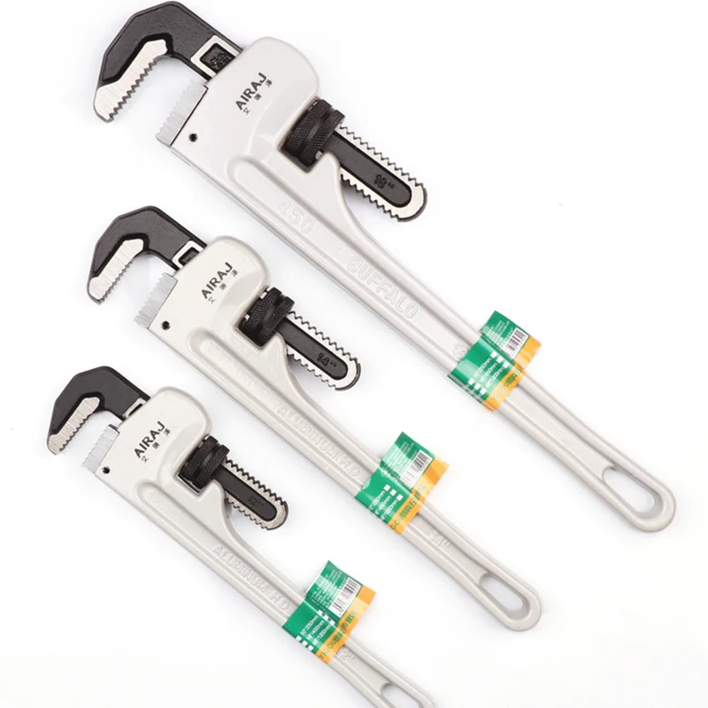 AIRAJ 8/10/12 Inch Pipe Wrench Industrial Heavy Duty Pipe Pliers Adjustable Anti-Corrosion Rust and Plumbing Wrench Repair Tools AIRAJ 8/10/12 Inch Pipe Wrench Industrial Heavy Duty Pipe Pliers Adjustable Anti-Corrosion Rust and Plumbing Wrench Repair Tools