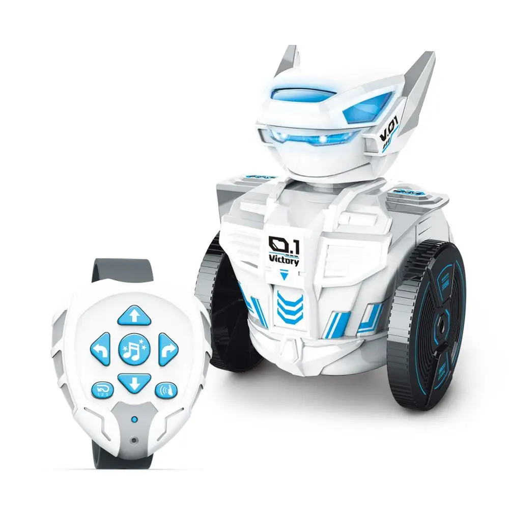 SUBOTECH Remote Control Robot Building Toy With Watch Learning Educational STEM Toys Gravity Induction DIY RC Robot Sensor