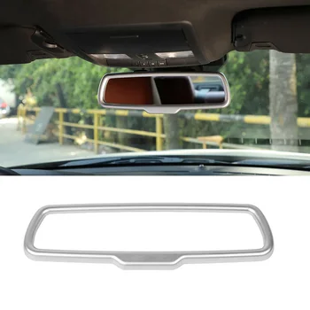 

Car Interior Rearview Mirror Cover Trim Bezel For Dodge Challenger 2015-2019 Car Rear View Mirror Ring Trim Decorative Stickers