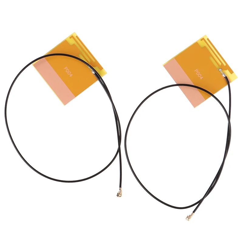 2шт Мини PCI-E Wifi Внутренняя антенна Универсальный ноутбук Bluetooth Желтая пленка для