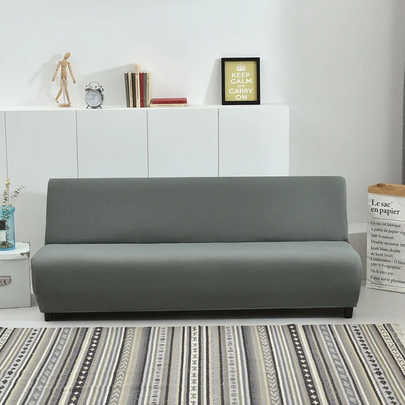 Японский простой Твердый эластичный Эластичный 160-190 см без подлокотника, чехол для дивана из полиэстера/спандекса, для гостиной