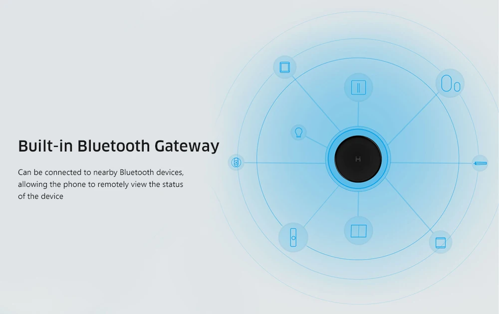 Xiaomi универсальный пульт дистанционного управления Bluetooth 4,2 шлюз умный дом пульт дистанционного управления Поддержка голосового управления работа с приложением Mijia