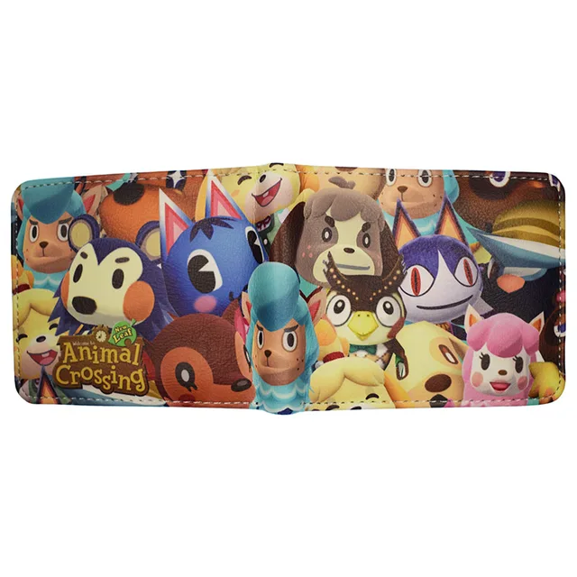 Hot Sell Animal Crossing Wallet Ganme Animal Crossing New Leaf Cool PU Short Purse 5