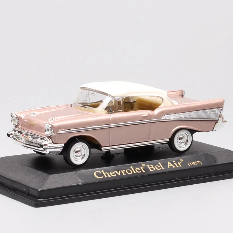 1/43 маленькие бренды Yat Ming 1957 Chevrolet Bel, воздушная литьевая модель, копия автомобиля, мини-дисплей, подарок для взрослых