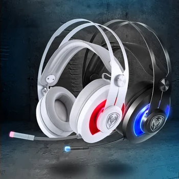 

AM05-SOMIC G200 USB Gaming Headset 7.1 Surround Sound Wired Game Headphone Headset with Noise Reduction Mic for PS4 PC Game