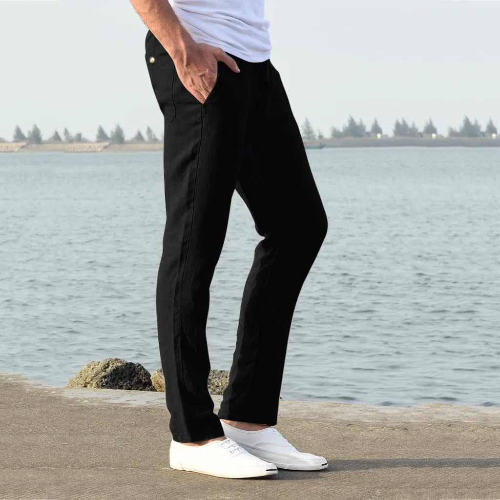 Размера плюс мужские новые штаны для бега спортивные штаны для бега черные штаны для фитнеса одежда для спортзала с карманами для отдыха эластичные спортивные штаны