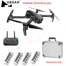 HUBSAN Zino Pro gps 5G Wi-Fi 4 км FPV Дрон р/у вертолет со стальным корпусом в формате 4K UHD, Камера 3-осевому гидростабилизатору 2,4 ГГц Беспроводной RC Дрон Квадрокоптер RTF