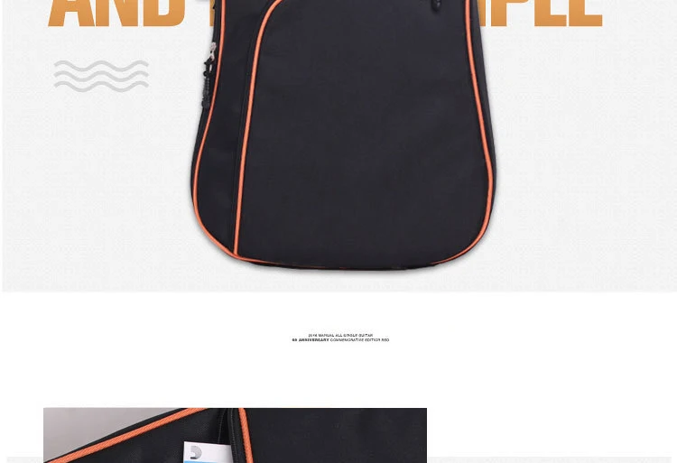 Ткань Оксфорд Акустическая гитара Gig Bag мягкий чехол двойные плечевые ремни Мягкий гитарный водонепроницаемый рюкзак красочный Gig Bag