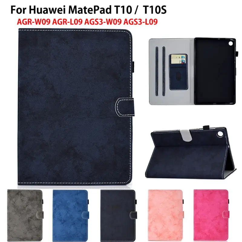 

Чехол для Huawei Matepad T10, чехол для Huawei Matepad T10S MatePad T 10 T 10s, защитный чехол, флип-подставка из ТПУ, внутренний чехол