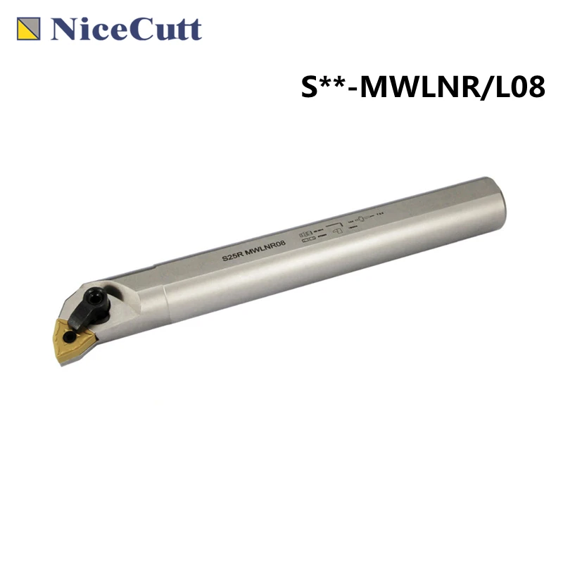 Токарный резец Nicecutt S **-MWLNR/L08 инструмент для токарного станка держатель