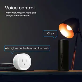 

100-240V Intelligent Safety Smart Power Plug Smart Home Socket Measuring Socket Graffiti Program Timing Function
