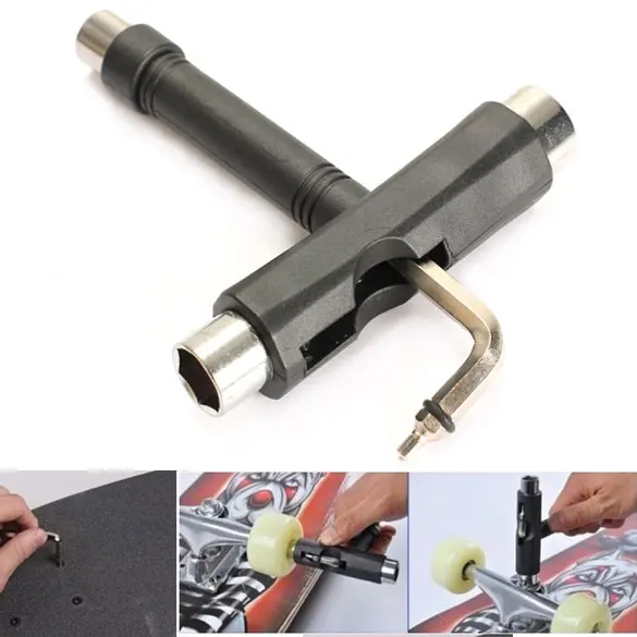 1pcs Skateboard T shape Allen Key Maintenance Tool Multi-Function Roller skates Longboard Scooter Tool 1pcs Skateboard T shape Allen Key Maintenance Tool Multi-Function Roller skates Longboard Scooter Tool