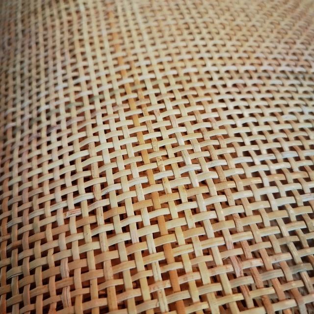 20-70CM Long 40-55CM Wide Natural Cane Webbing Real Indonesia Rattan Roll Wall Decor Furniture Repair Material 2mm Checkered
